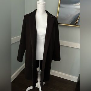 Zara wool black winter coat
